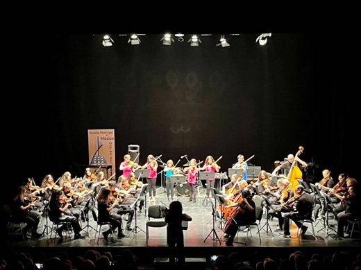 Auditorio Municipal Emiliano Allende de Medina del Campo durante la celebración de Santa Cecilia 2023